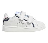 Pepe Jeans London Player Young BK Zapatillas de Cuero para Hombre, Ajuste Regular, Azul Lavado 30 EU
