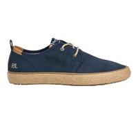 Pepe Jeans London Port Casual M Zapatillas de Cuero de Ajuste Regular para Hombre, Lavado Azul