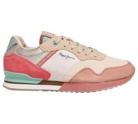 Pepe Jeans London Sea W - Tenis para Mujer, Color Naranja (Beige Arena), Talla 4