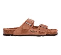 PEPE JEANS LONDON Womens Oban Warm Flats Sandals Brown