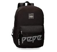 Pepe Jeans LondonRen BackpackNiñosCarterasNegro (Black)13x30x37 centimeters (W x H x L)