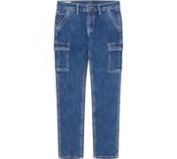 Pepe Jeans Loose Jeans Cargo JR Pantalones, Denim, 16 años Unisex Adulto