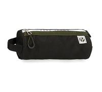 Pepe Jeans Luca Estuche Redondo Negro 23x9x9 cms Poliéster