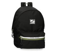 Pepe Jeans Luca Mochila para Portátil Doble Compartimento Adaptable 15,6" Negro 31x44x17,5 cms Poliéster 23,87L