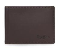 Pepe Jeans Luton Billetero con Monedero Marrón 11x8x1 cms Piel by Joumma Bags