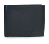 Pepe Jeans Luton Billetero con Tarjetero Azul 12,5x9,5x1 cms Piel by Joumma Bags