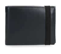 Pepe Jeans Luton Cartera con Cinta elástica Azul 11,5x8,5x1 cms Piel by Joumma Bags