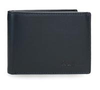 Pepe Jeans Luton Cartera con Monedero Azul 11x8x1 cms Piel by Joumma Bags
