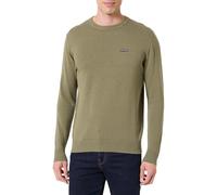 Pepe Jeans M Basic Crew Sweater Prendas de Punto, Verde (Verde Safari), XS para Hombre