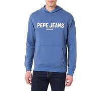 Pepe Jeans M Big Logo Hoodie Sudadera, Azul (Azul Marino), S para Hombre