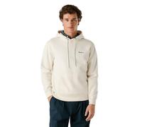 Pepe Jeans Macbeth Small Logo Plain Hoodie Sudadera, Beige (Blanco Marfil), S para Hombre