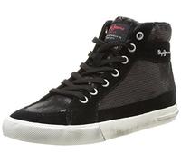 Pepe Jeans Macclain Sequins - Zapatillas para Mujer, Color Black, Talla 41