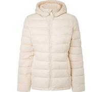 Pepe Jeans Maddie - Chaqueta corta acolchada para mujer, Blanco (Mousse), M