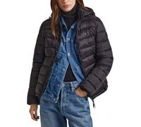 Pepe Jeans Maddie Short Puffer Jacket, Negro (Black), S para Mujer