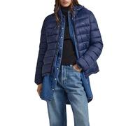 Pepe Jeans Maddie Short Puffer Jacket, Azul (Dulwich), S para Mujer