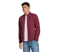 Pepe Jeans Manley Camisa, Rojo (Merlot Red), XXL para Hombre