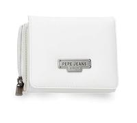 Pepe Jeans Margaret Billetero con Monedero Blanco 10x8x3 cms Poliéster y PU by Joumma Bags