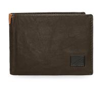 Pepe Jeans Marshal Cartera Horizontal con Monedero Marrón 11,5x8x1 cms Piel
