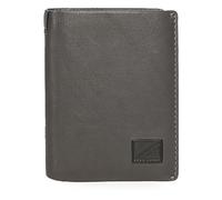 Pepe Jeans Marshal Cartera Vertical con Monedero Gris 8,5x10,5x1 cms Piel