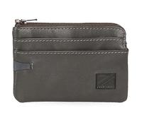 Pepe Jeans Marshal Monedero Gris 11x7x1,5 cms Piel