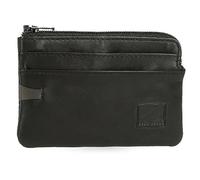 Pepe Jeans Marshal Monedero Negro 11x7x1,5 cms Piel