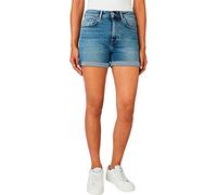 Pepe Jeans Mary Short, Pantalones cortos Mujer, Azul (Denim-hq5), 28W