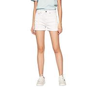 Pepe Jeans Mary Short, Pantalones cortos Mujer, Blanco, 29W