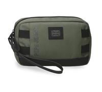 Pepe Jeans Matlock Bolso de Mano Verde 24,5x15x6 cms Piel Sintética y Poliéster by Joumma Bags