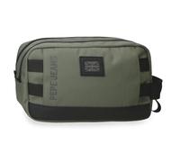 Pepe Jeans Matlock Nececer Adaptable Verde 26x16x12 cms Piel Sintética y Poliéster by Joumma Bags