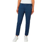 Pepe Jeans Maura, Pantalones Mujer, Azul (Ocean), 25W / 34L