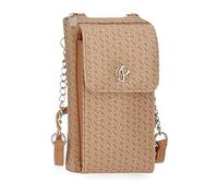 Pepe Jeans Megan Bandolera Pequeña Marrón 11x20x4 cms Piel sintética