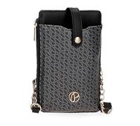 Pepe Jeans Megan Bandolera Pequeña Negro 9,5x16,5 cms Piel sintética