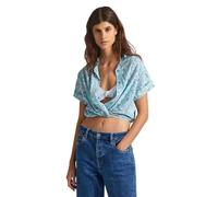 Pepe Jeans Mer Shirt Mujer, Azul (Wave Blue), M