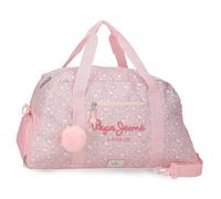 Pepe Jeans Mia Mochilas casual, mochila escolar rosa claro portaordenador, varios compartimentos, fabricada en Poliéster de Joumma Bags
