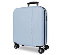Pepe Jeans Montana Maleta de Cabina Azul 40x55x20 cms Rígido ABS Cierre TSA Integrado 37 L 3 kgs Extensible Equipaje de Mano