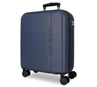 Pepe Jeans Montana Maleta de Cabina Azul 40x55x20 cms Rígido ABS Cierre TSA Integrado 37 L 3 kgs Extensible Equipaje de Mano