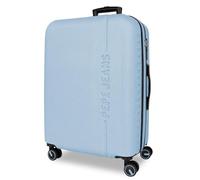 Pepe Jeans Montana Maleta Mediana Azul 48x68x27 cms Rígido ABS Cierre TSA Integrado 72 L 4,14 kgs