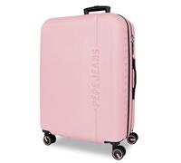 Pepe Jeans Montana Maleta Mediana Rosa 48x68x27 cms Rígido ABS Cierre TSA Integrado 72 L 4,14 kgs