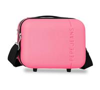 Pepe Jeans Montana Nececer Adaptable Rosa 25x21x15 cms Rígido ABS 9,1L 0,8 kgs by Joumma Bags
