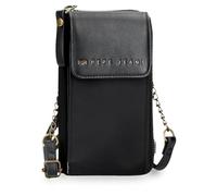 Pepe Jeans Morgan Bandolera Portamóvil Negro 11x20x4 cms Poliéster y PU by Joumma Bags