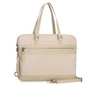 Pepe Jeans Morgan Bolso para Portátil Beige 41x30x14 cms Poliéster y PU by Joumma Bags