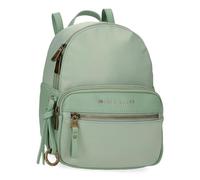 Pepe Jeans Morgan Mochila Casual Verde 20x25,5x10 cms Poliéster con Detalles en Piel Sintética 5,1L by Joumma Bags