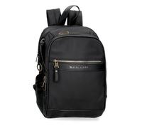 Pepe Jeans Morgan Mochila para Portátil 13,3" Negro 25x37x10 cms Poliéster y PU 9,25L by Joumma Bags