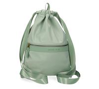 Pepe Jeans Morgan Mochila Saco Verde 35x46 cms Poliéster con Detalles en Piel Sintética by Joumma Bags
