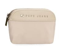 Pepe Jeans Morgan Monedero Beige 11,5x8,5x1,5 cms Poliéster y PU by Joumma Bags