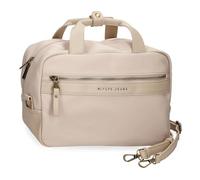 Pepe Jeans Morgan Neceser Adaptable con Bandolera Beige 31x21x15 cms Poliéster y PU by Joumma Bags