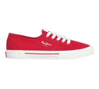 Pepe Jeans Mujer Brady Basic W Sneak, Rojo, 41 EU