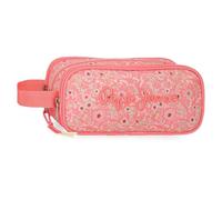 Pepe Jeans Nahid Estuche Triple Rosa 22x10x9 cms Poliéster by Joumma Bags