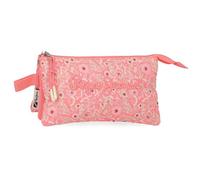 Pepe Jeans Nahid Estuche Triple Rosa 22x12x5 cms Poliéster by Joumma Bags