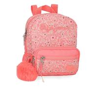 Pepe Jeans Nahid Mochila Casual Rosa 19x23x8 cms Poliéster by Joumma Bags